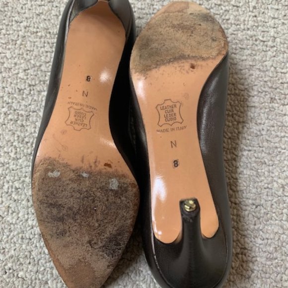 YVES Saint Laurent Authentic Leather Pumps Sz. 8 N - Picture 8 of 8